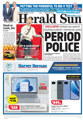 Cover of Herald Sun