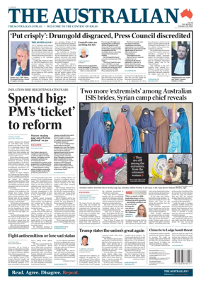 Cover of The Australian