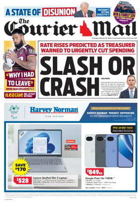 Cover of The Courier-Mail