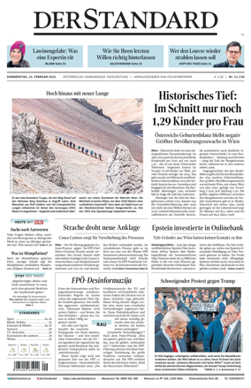 Cover of Der Standard