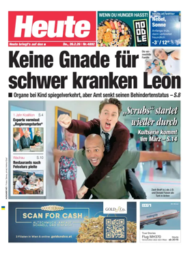 Cover of Heute - Niederosterreich Ausgabe