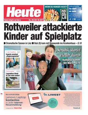 Cover of Heute - Oberosterreich Ausgabe