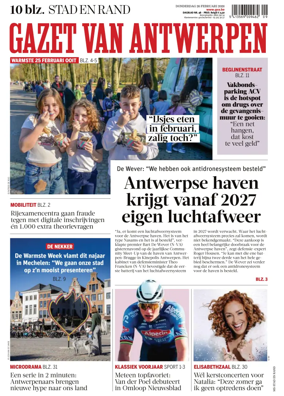 Cover of Gazet van Antwerpen Stad en Rand