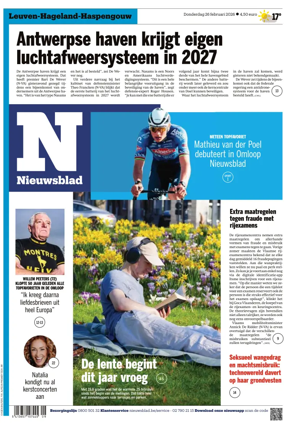 Cover of Het Nieuwsblad