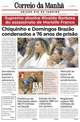 Cover of Jornal Correio da Manha