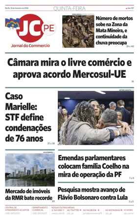 Cover of Jornal do Commercio