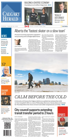 Cover of Calgary Herald