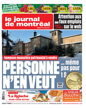 Cover of Le Journal de Montreal