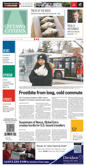 Cover of Ottawa Citizen
