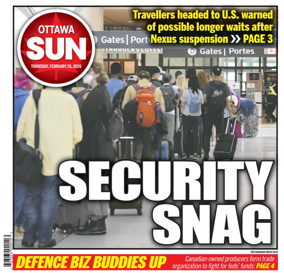 Cover of Ottawa Sun