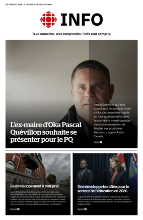 Cover of Radio-Canada Info