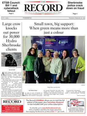 Cover of Sherbrooke Record