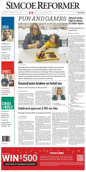 Cover of Simcoe Reformer