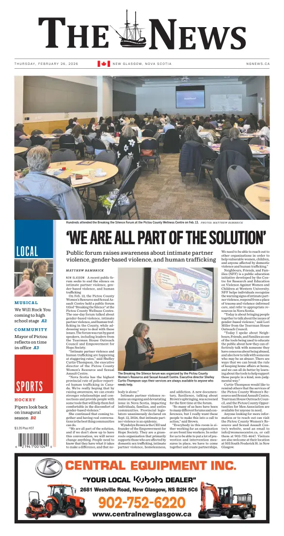 Cover of The News (New Glasgow)