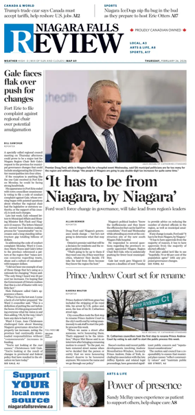 Cover of The Niagara Falls Review