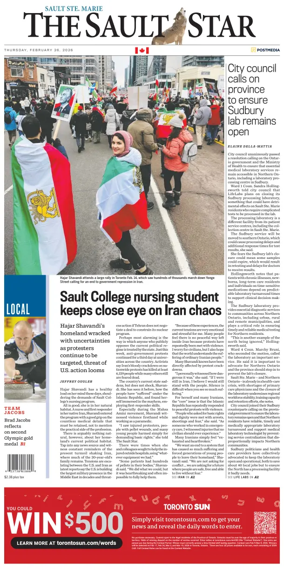 Cover of The Sault Star