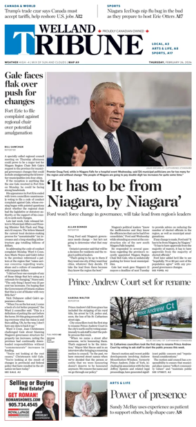 Cover of The Welland Tribune