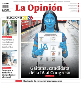 Cover of La Opinion