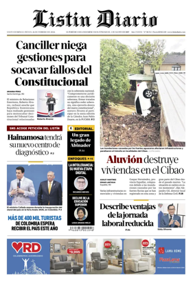 Cover of Listin Diario