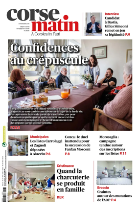 Cover of Corse Matin