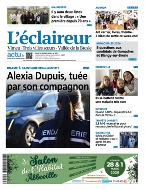 Cover of L'Eclaireur (Vimeu Trois villes soeurs Vallee de la Bresle)