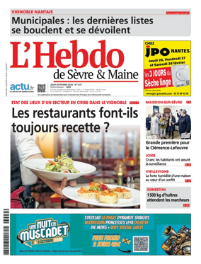 Cover of L'Hebdo de Sevre et Maine