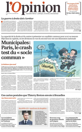 Cover of L'Opinion