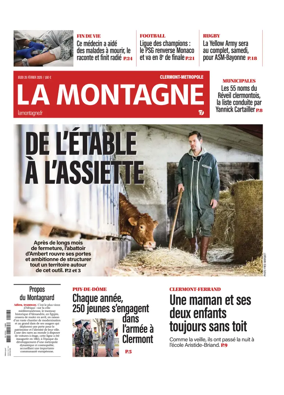 Cover of La Montagne (Clermont-Metropole)