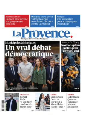 Cover of La Provence Martigues-Istres-Vitrolles-Marignane