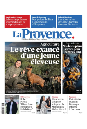 Cover of La Provence Salon-de-Provence / Pays salonais