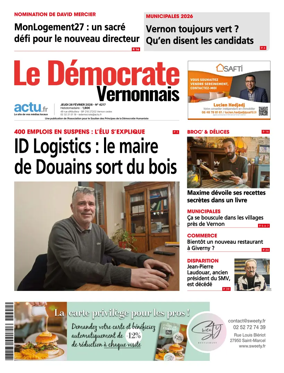 Cover of Le Democrate Vernonnais