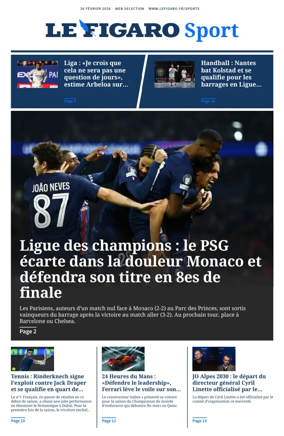 Cover of Le Figaro Sport