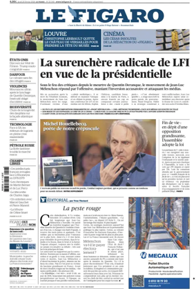 Cover of Le Figaro