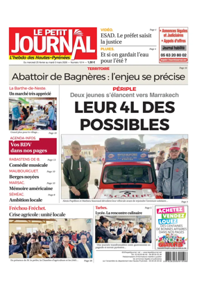 Cover of Le Petit Journal - L'hebdo des Hautes-Pyrenees