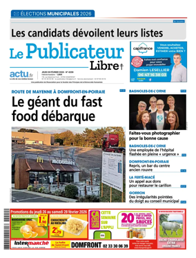 Cover of Le Publicateur Libre