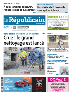 Cover of Le Republicain (Sud-Gironde)