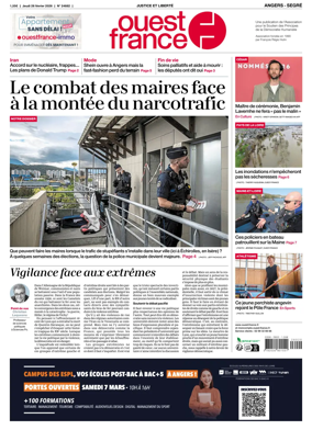Cover of Ouest France (Angers / Segre)