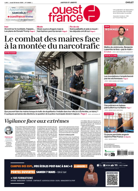 Cover of Ouest France (Cholet)