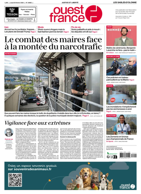 Cover of Ouest France (Les Sables-d'Olonne)