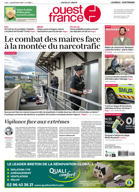Cover of Ouest France (Loudeac / Rostrenen)