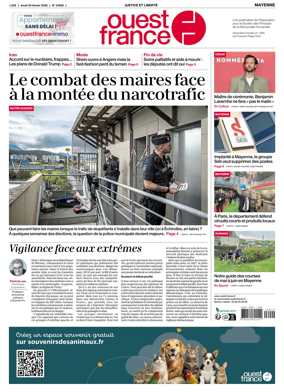 Cover of Ouest France (Mayenne)