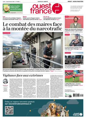 Cover of Ouest France (Nord-Finistere)