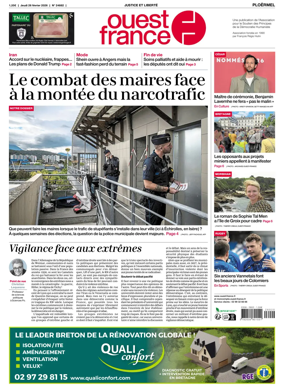 Cover of Ouest France (Ploermel)