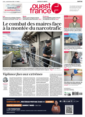 Cover of Ouest France (Sarthe)