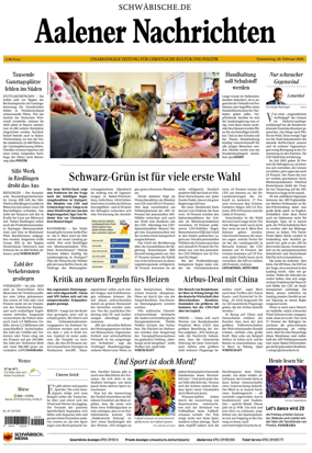 Cover of Aalener Nachrichten