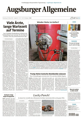 Cover of Augsburger Allgemeine (Ausgabe Stadt)