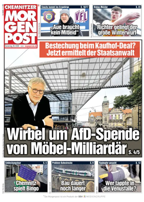 Cover of Chemnitzer Morgenpost