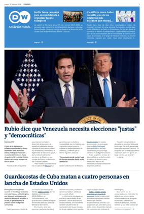 Cover of Deutsche Welle (Spanish edition)