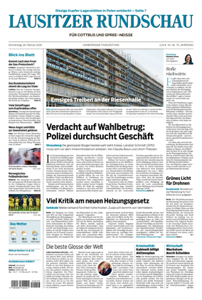 Cover of Lausitzer Rundschau