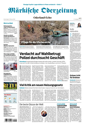 Cover of Markische Oderzeitung Oderland-Echo